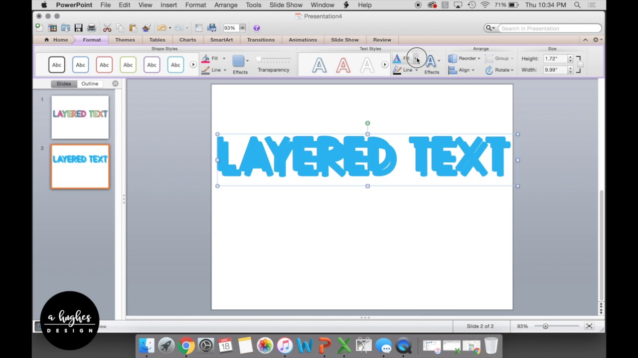 How To Create Layered Text (In PowerPoint)