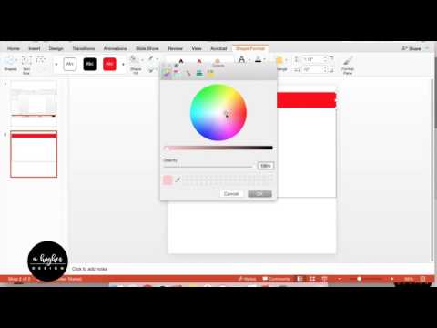 How To Create A Custom Desktop Background in PowerPoint