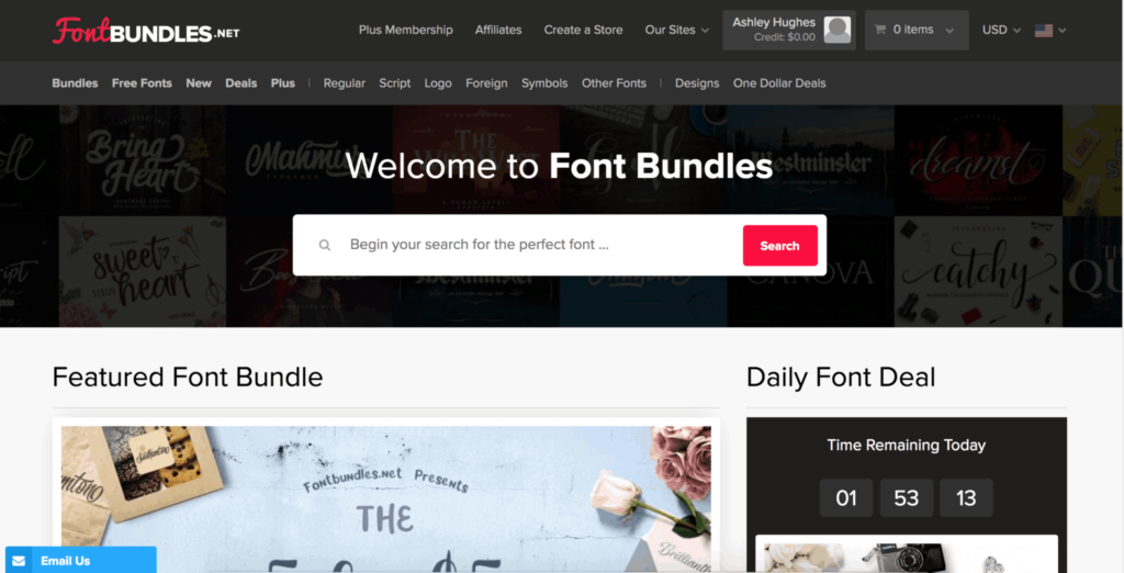 9 Best Places to Find Fonts: FontBundles.Net