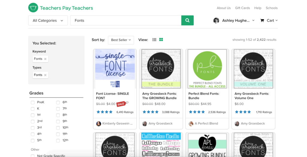 9 Best Places to Find Fonts: Teachers Pay Teachers