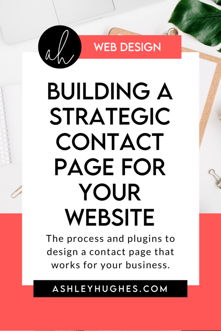 Building a Strategic Contact Page for Your Website