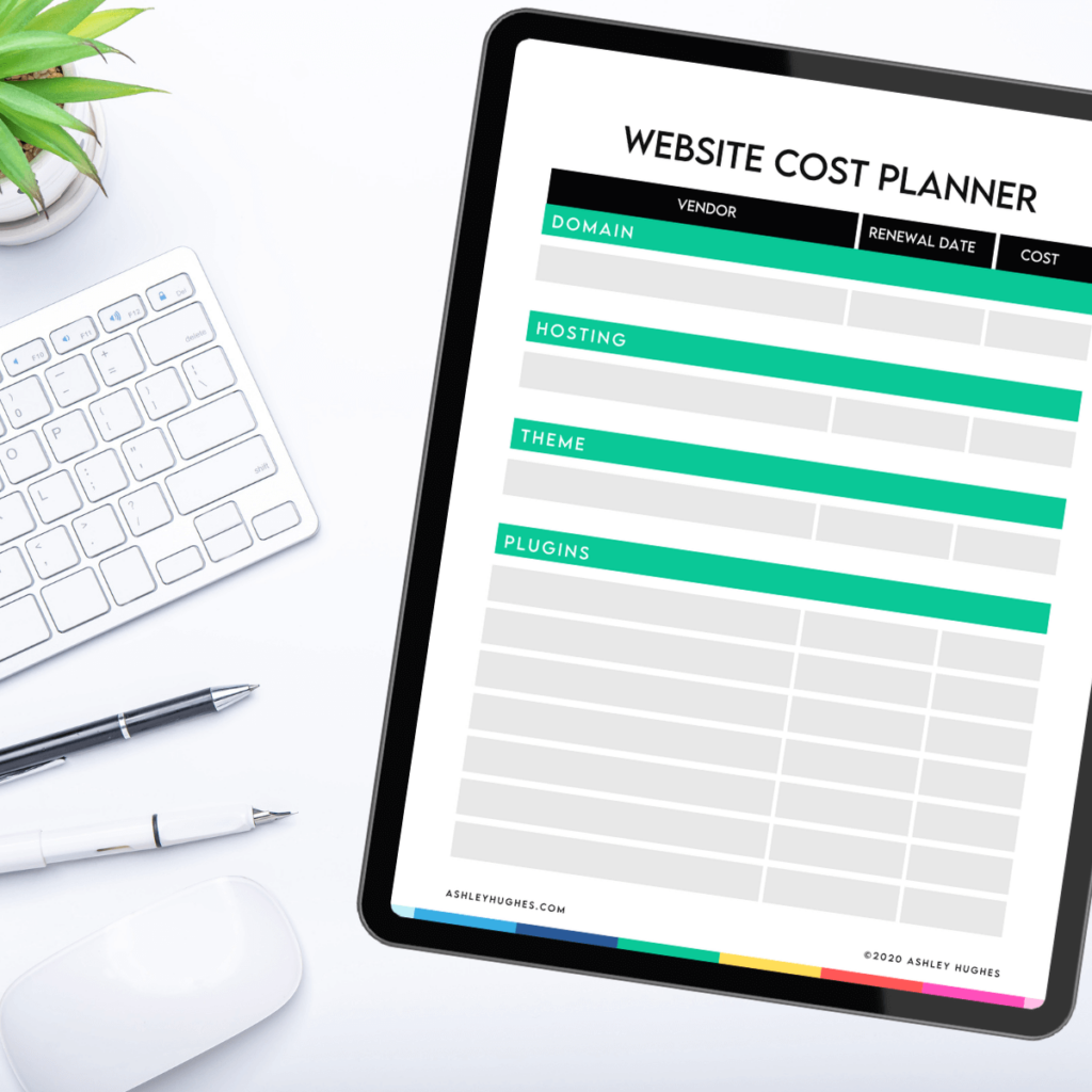 How Much Does a WordPress Website Cost? Free Cost Planner Download