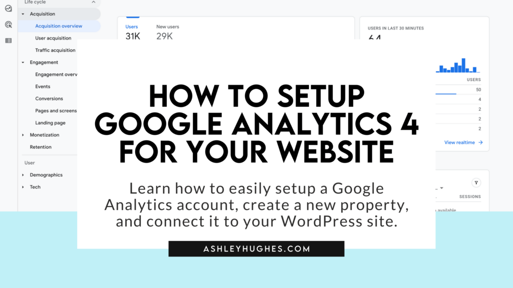 How to Setup Google Analytics 4 for Your WordPress Site