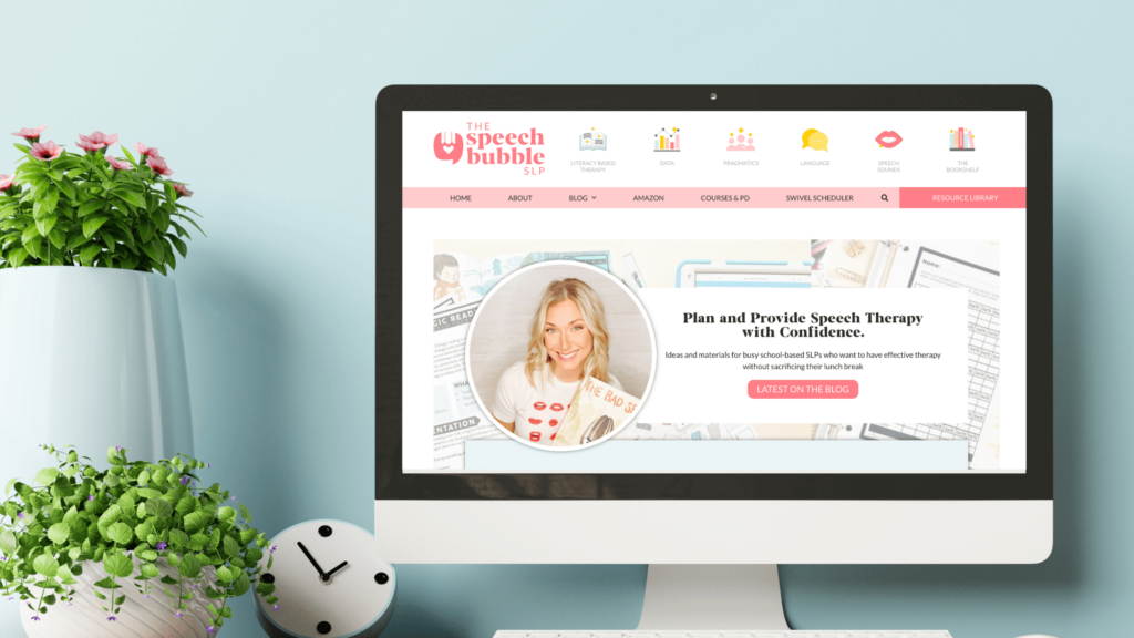 The Speech Bubble SLP - Professionally Designed Website