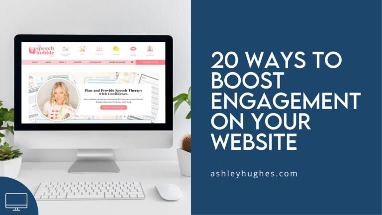 20 Ways to Boost Engagement on Your Website